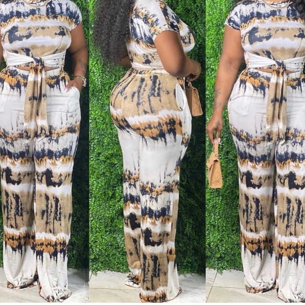 Stylish Tie-Dye 2pc Set for Women